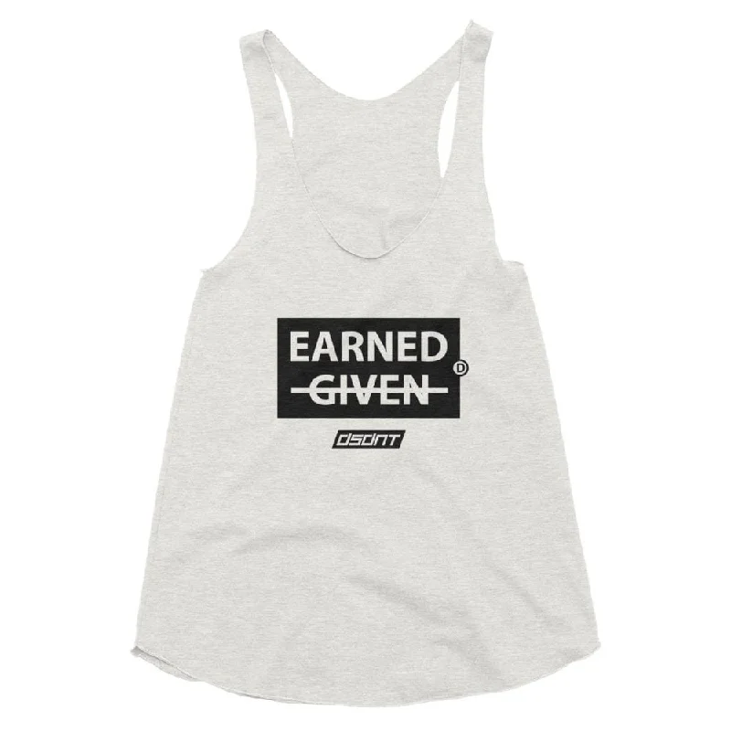 Ladies Earned Tri-Blend Racerback Tank