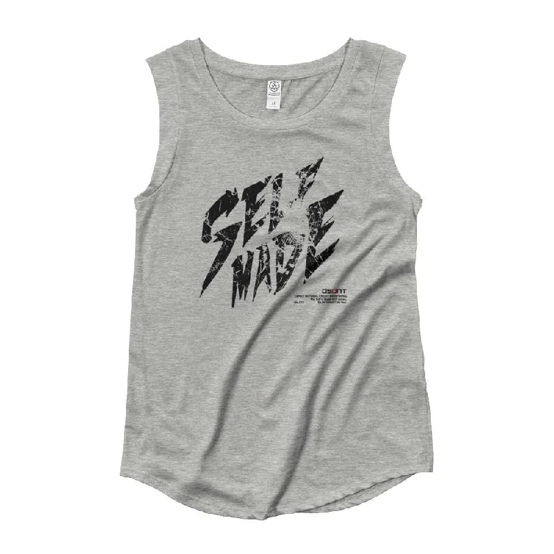 Self Made - Ladies’ Muscle Tee Grey