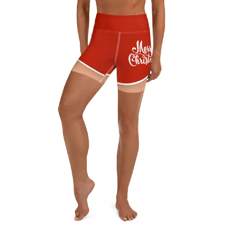 Christmas Shorts Yoga Shorts