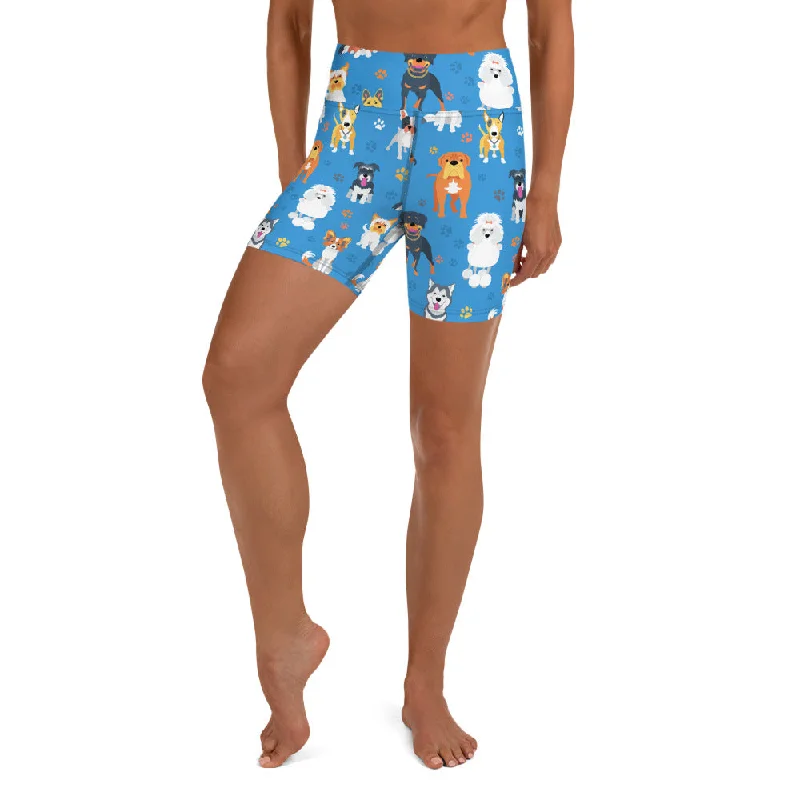 Puppies & Paws Yoga Shorts