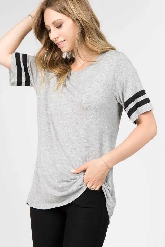 Score A Goal Varsity Stripe Top