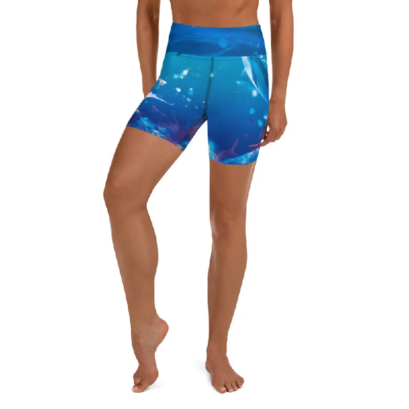 Sea World Yoga Shorts