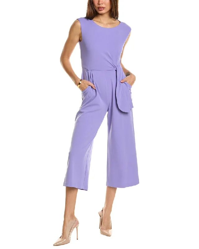 Tahari ASL Scuba Crepe Jumpsuit